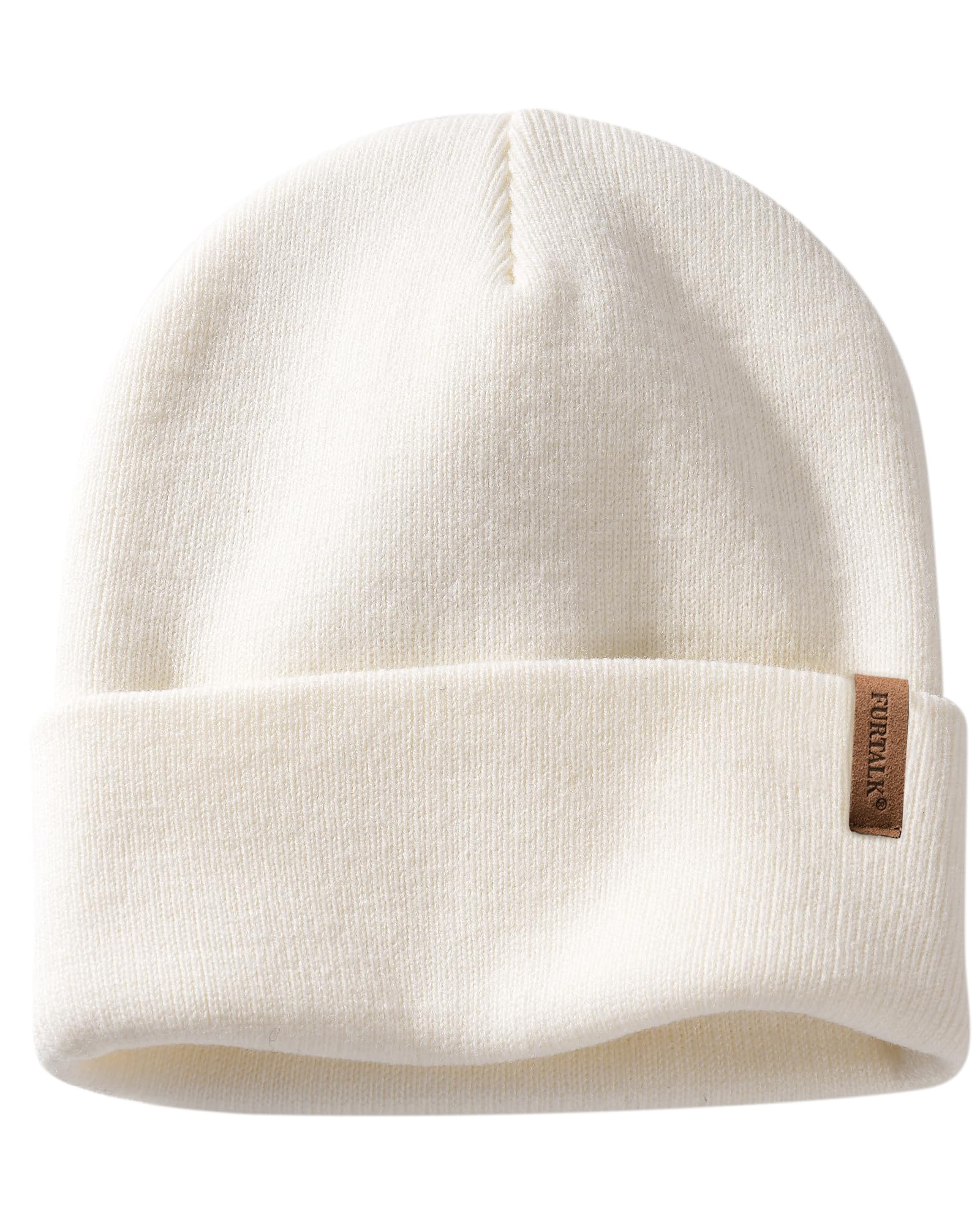 FURTALK Beanie for Men Women Cuffed Thick Knitted Unisex Winter Hat Beanies Skull Cap